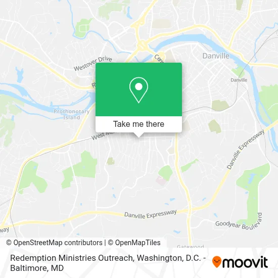 Redemption Ministries Outreach map
