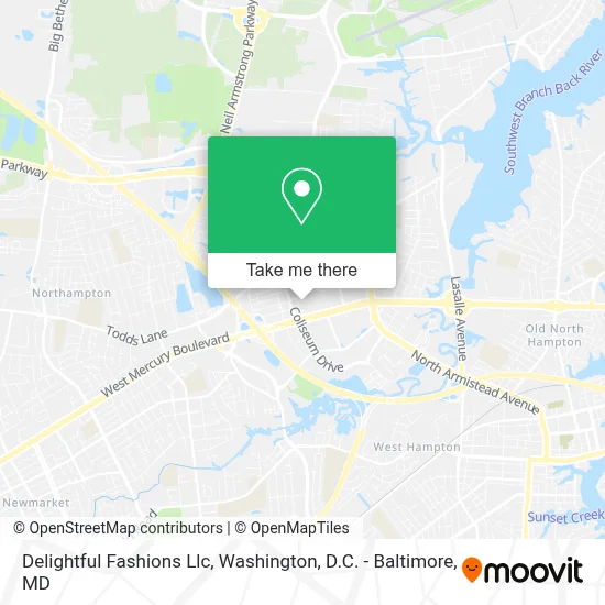 Delightful Fashions Llc map