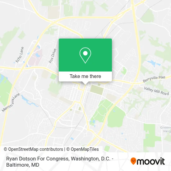 Ryan Dotson For Congress map