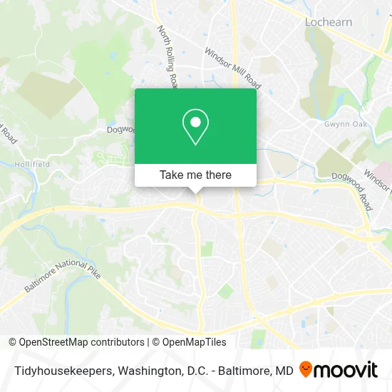 Tidyhousekeepers map