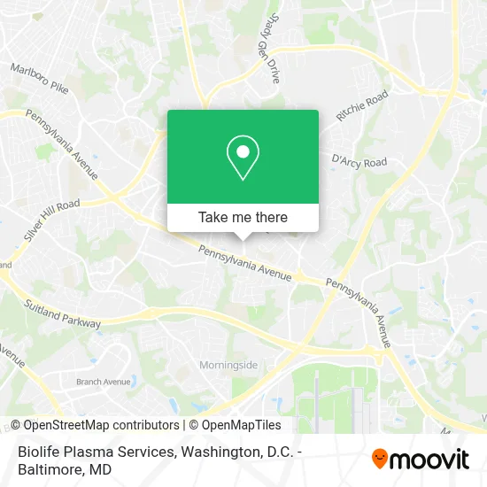 Biolife Plasma Services map