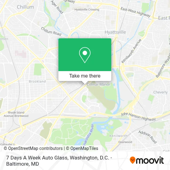 7 Days A Week Auto Glass map