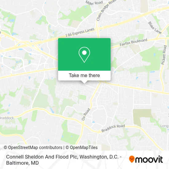 Connell Sheldon And Flood Plc map