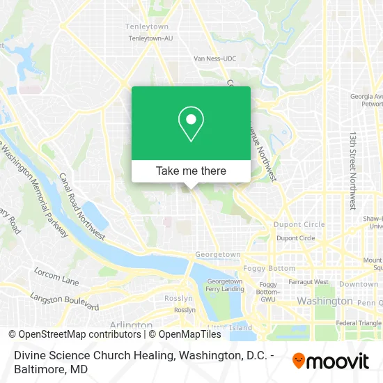 Divine Science Church Healing map