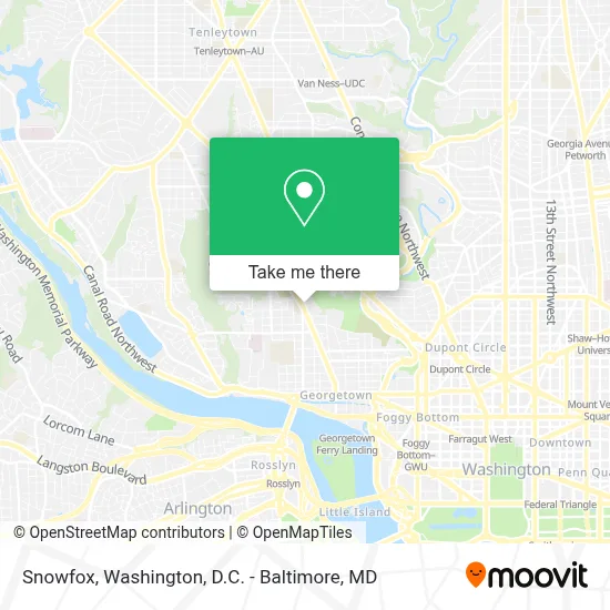 Snowfox map