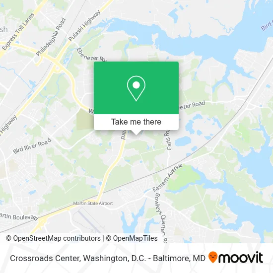 Crossroads Center map