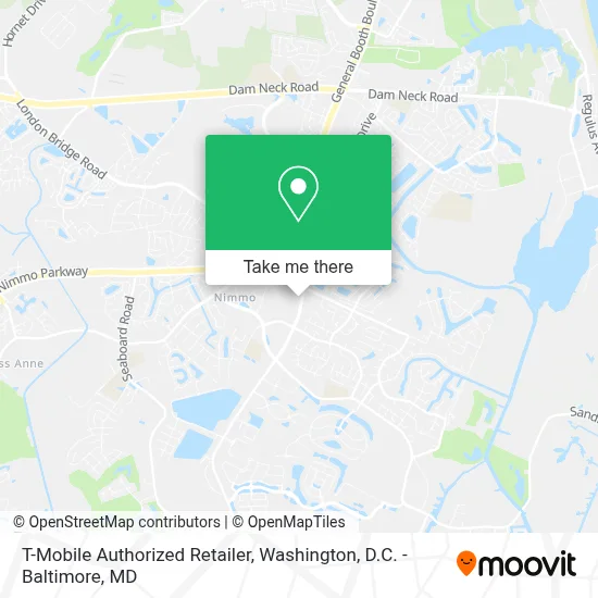 T-Mobile Authorized Retailer map