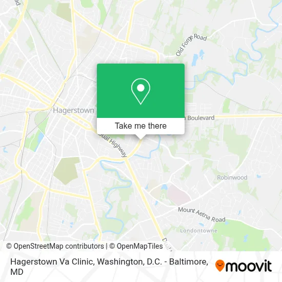Hagerstown Va Clinic map