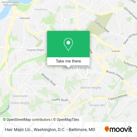 Hair Majic Llc. map