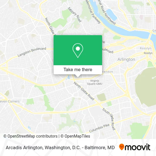 Arcadis Arlington map