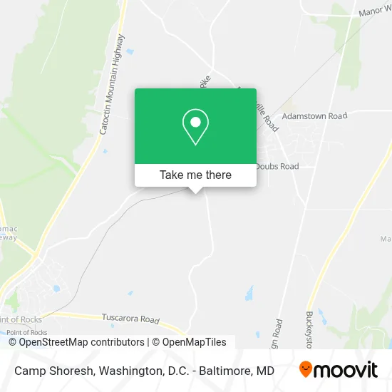 Camp Shoresh map