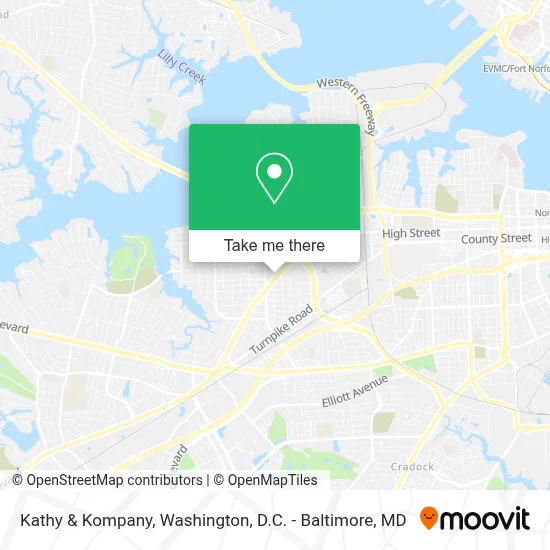Kathy & Kompany map