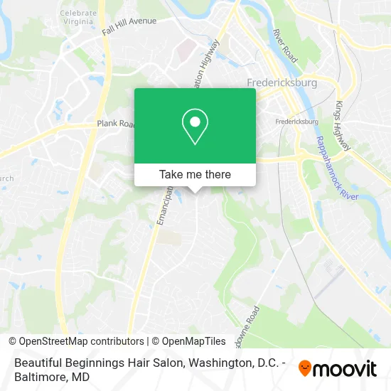 Beautiful Beginnings Hair Salon map