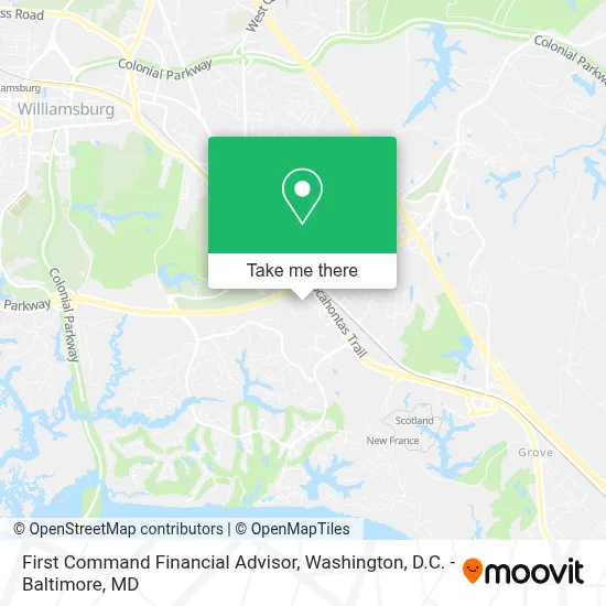 First Command Financial Advisor map