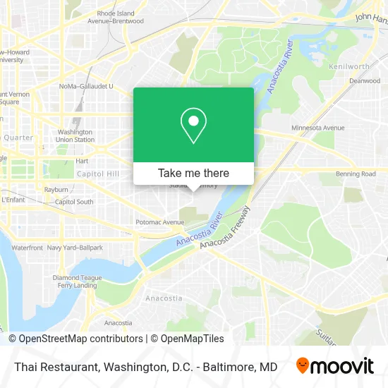 Sala Thai map