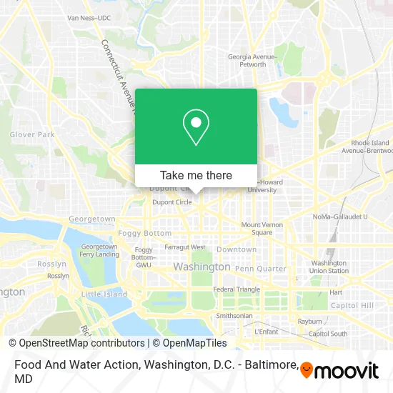 Food And Water Action map