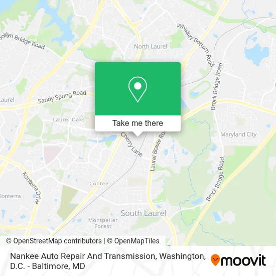 Nankee Auto Repair And Transmission map