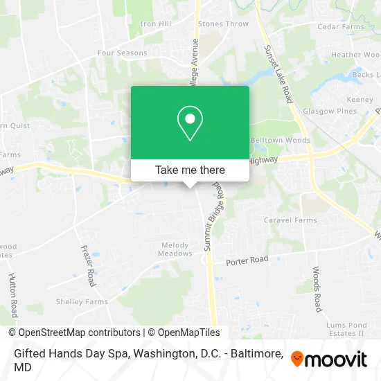 Gifted Hands Day Spa map