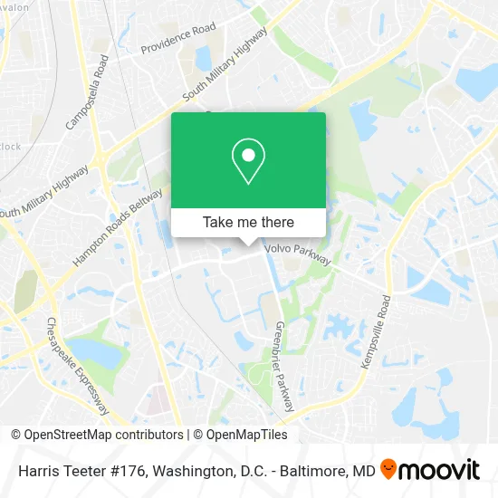 Harris Teeter #176 map