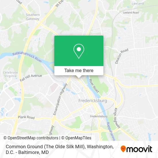 Common Ground (The Olde Silk Mill) map