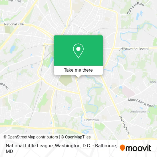National Little League map