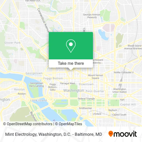 Mint Electrology map