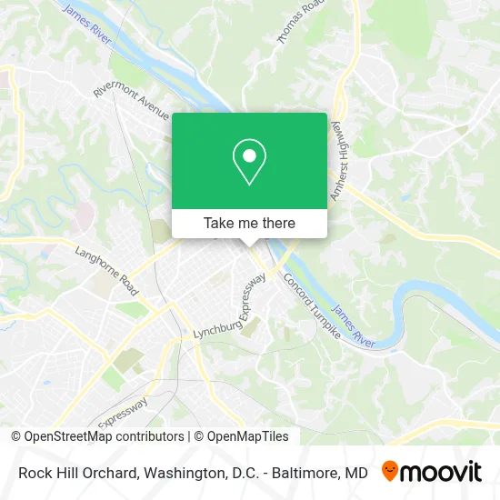 Rock Hill Orchard map