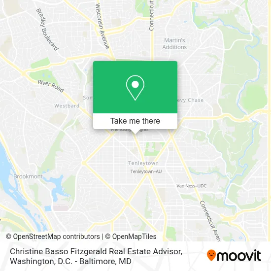 Christine Basso Fitzgerald Real Estate Advisor map