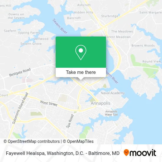 Fayewell Healspa map