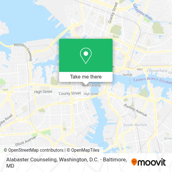 Alabaster Counseling map