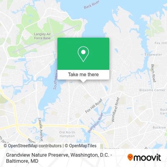 Grandview Nature Preserve map