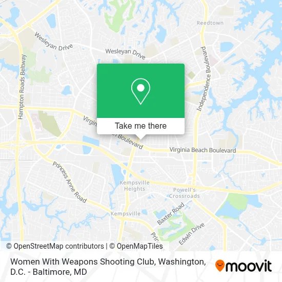 Women With Weapons Shooting Club map