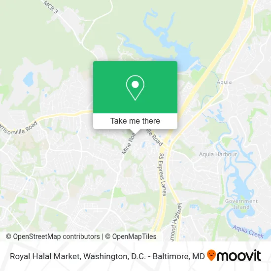Royal Halal Market map