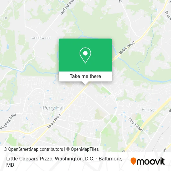 Little Caesars Pizza map
