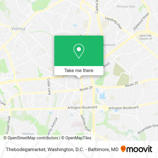 Thebodegamarket map