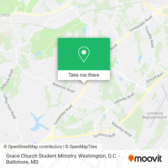 Grace Church Student Ministry map