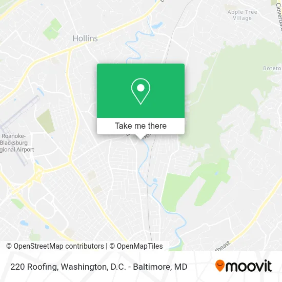 220 Roofing map