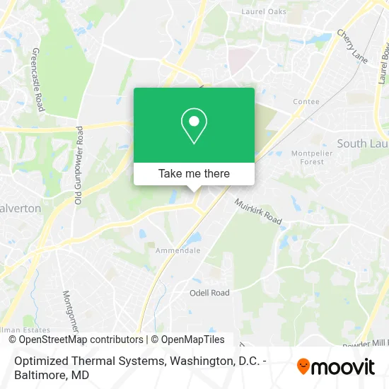 Optimized Thermal Systems map
