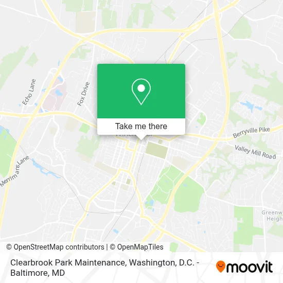 Clearbrook Park Maintenance map