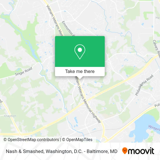 Nash & Smashed map