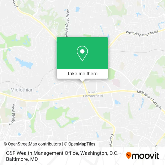 C&F Wealth Management Office map