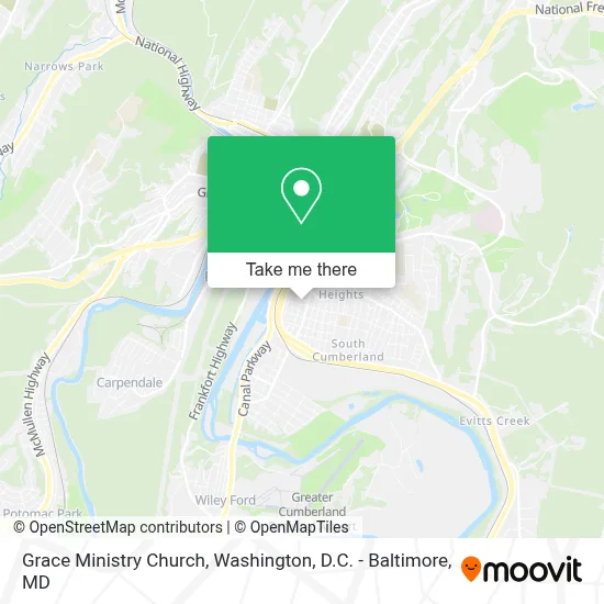 Grace Ministry Church map