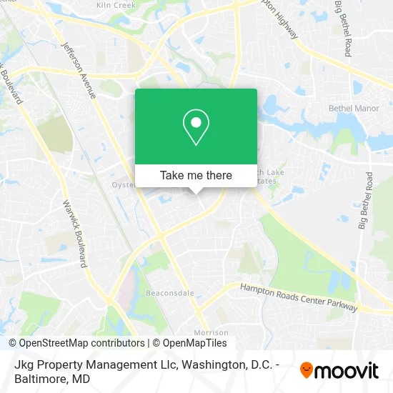 Jkg Property Management Llc map