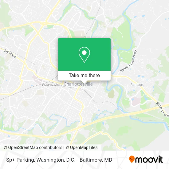 Sp+ Parking map