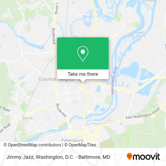 Jimmy Jazz map