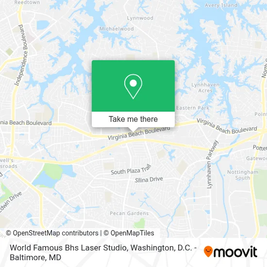 World Famous Bhs Laser Studio map