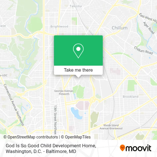God Is So Good Child Development Home map