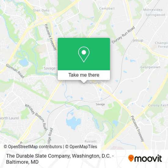 The Durable Slate Company map