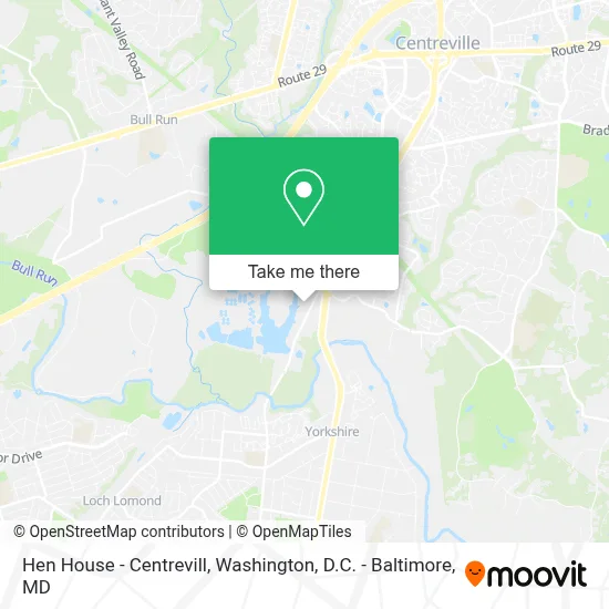 Hen House - Centrevill map