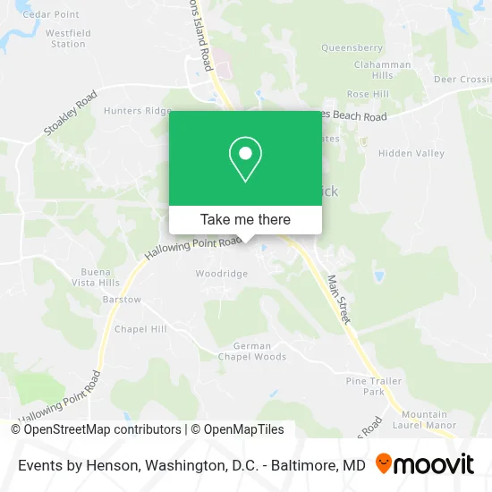 Events by Henson map